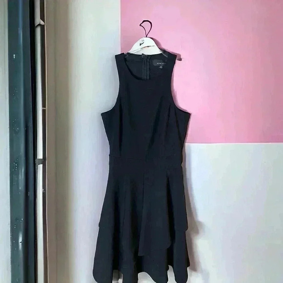 Adelyn Rae Athena Ruffle Fit and Flare Sleeveless Mini Cocktail Dress Size XS. - Picture 6 of 11